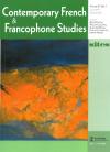 Contemporary French and Francophone Studies, vol. 21, no. 1