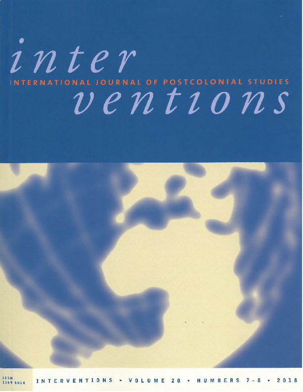 Interventions, vol. 20, no. 7-8, 2018