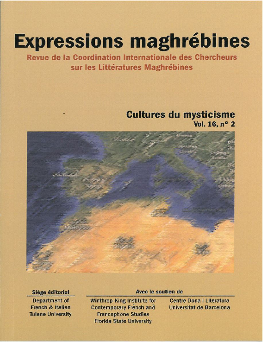 Désir et Sexualités Non Normatives Au Maghreb et Dans La Diaspora,  Revue de la Coordination Internationale des Chercheurs sur les Littératures Maghrébines
