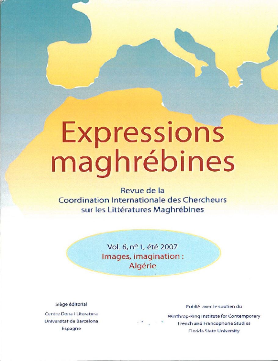 Images, Imagination : Algérie,  Revue de la Coordination Internationale des Chercheurs sur les Littératures Maghrébines