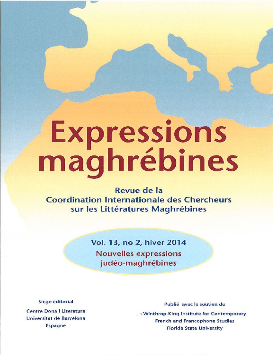 Nouvelles Expressions Judéo-Maghrébines,  Revue de la Coordination Internationale des Chercheurs sur les Littératures Maghrébines