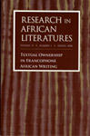 Textual Ownership in Francophone African Writing
