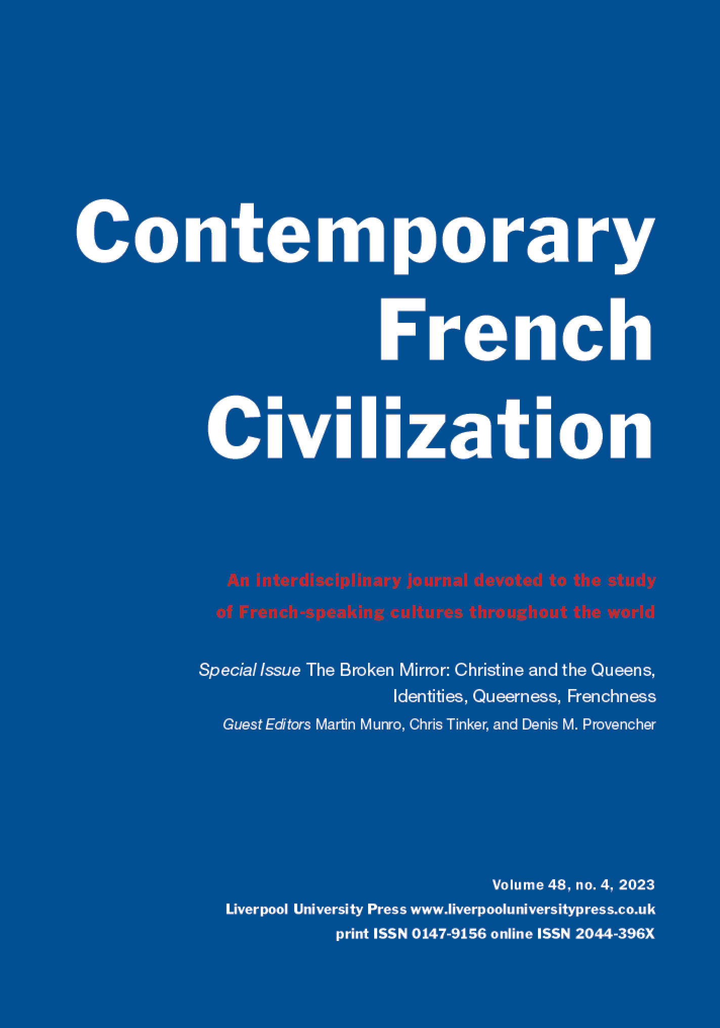 The Broken Mirror: Christine and the Queens and Global Frenchness