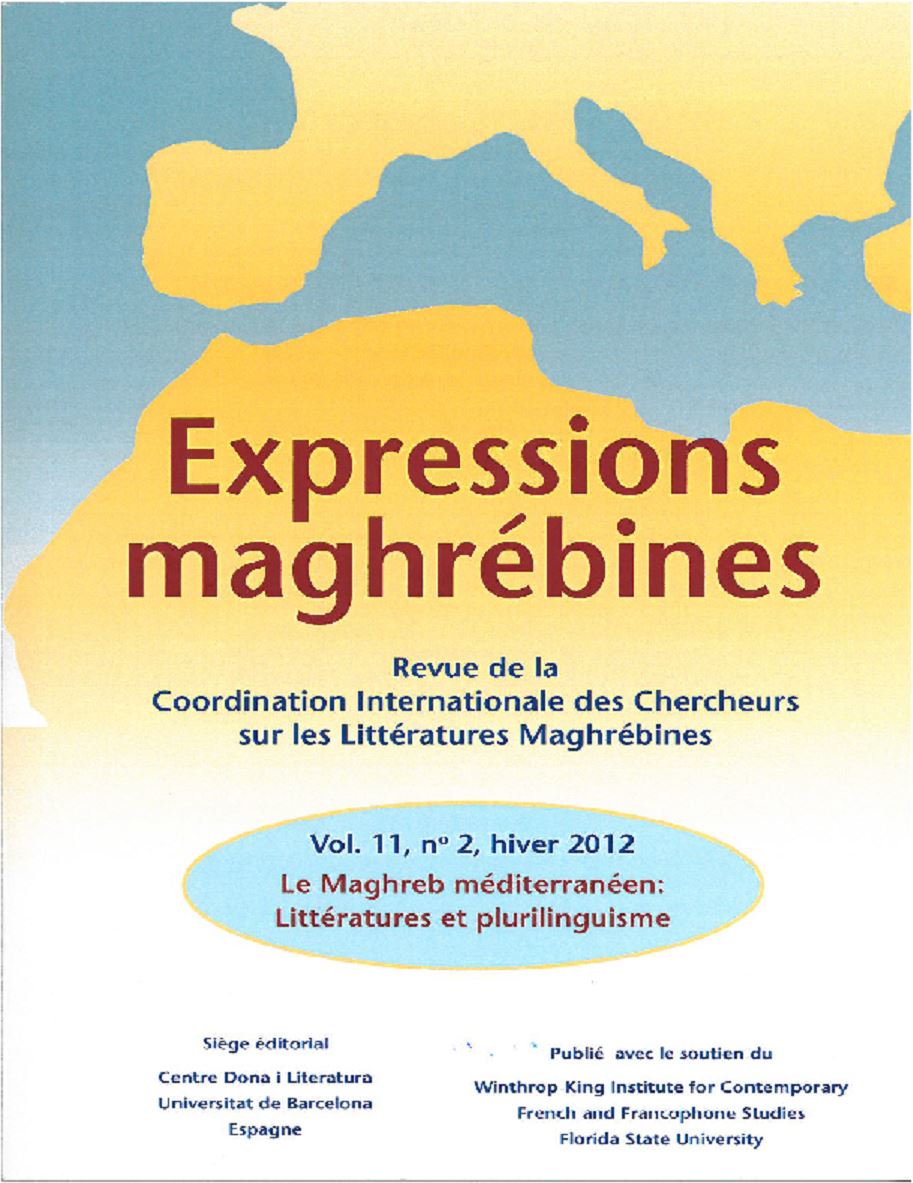 Le Maghreb Méditerranéen : Littératures et Plurilinguisme,  Revue de la Coordination Internationale des Chercheurs sur les Littératures Maghrébines