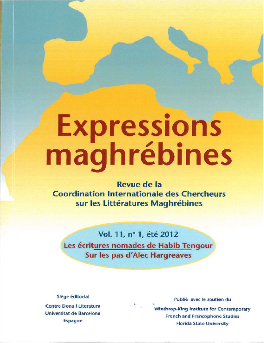 Les Écritures Nomades De Habib Tengour,  Revue de la Coordination Internationale des Chercheurs sur les Littératures Maghrébines