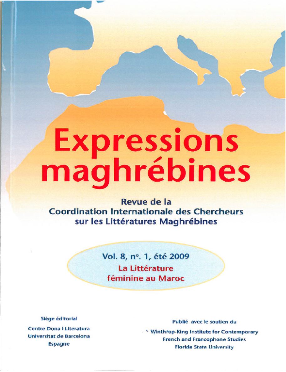 La Littérature Féminine au Maroc,  Revue de la Coordination Internationale des Chercheurs sur les Littératures Maghrébines