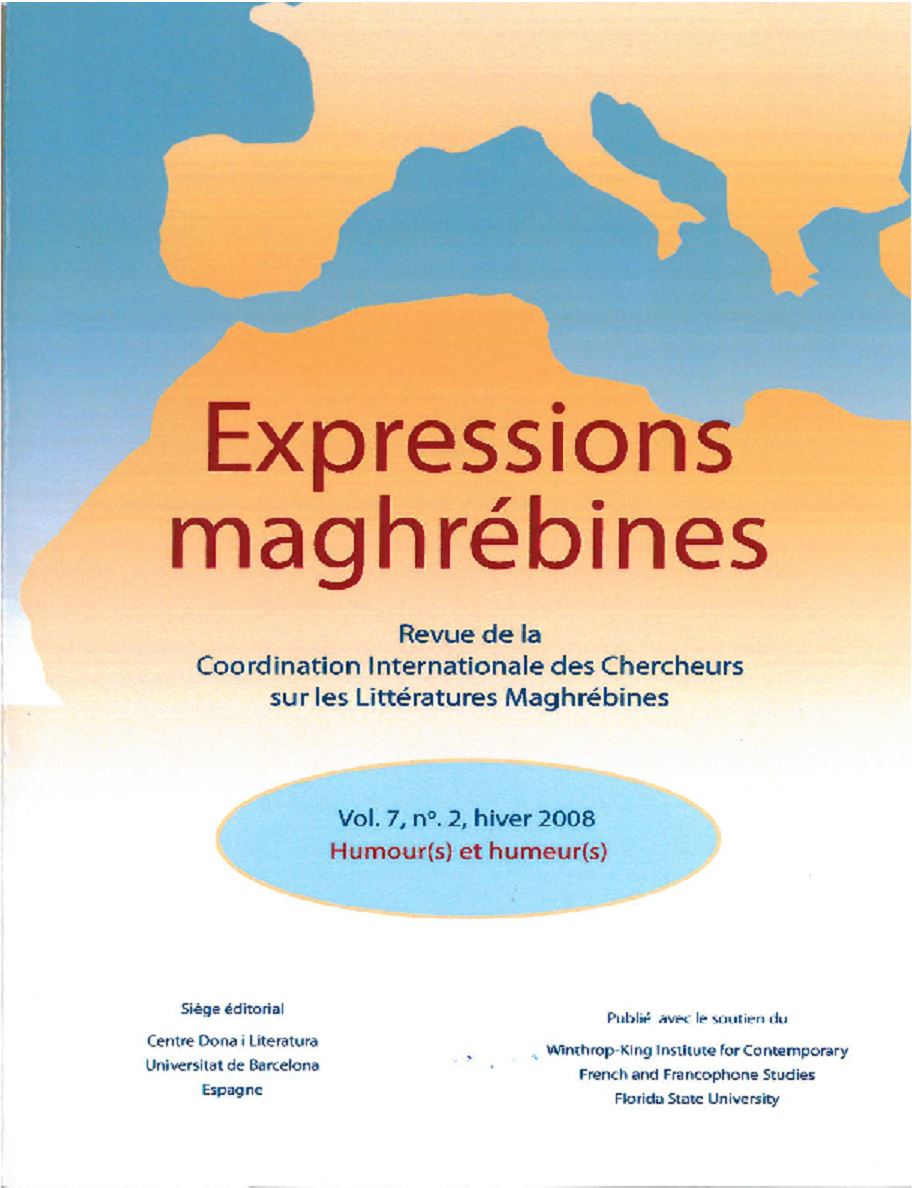 Humour(s) et Humeur(s),  Revue de la Coordination Internationale des Chercheurs sur les Littératures Maghrébines