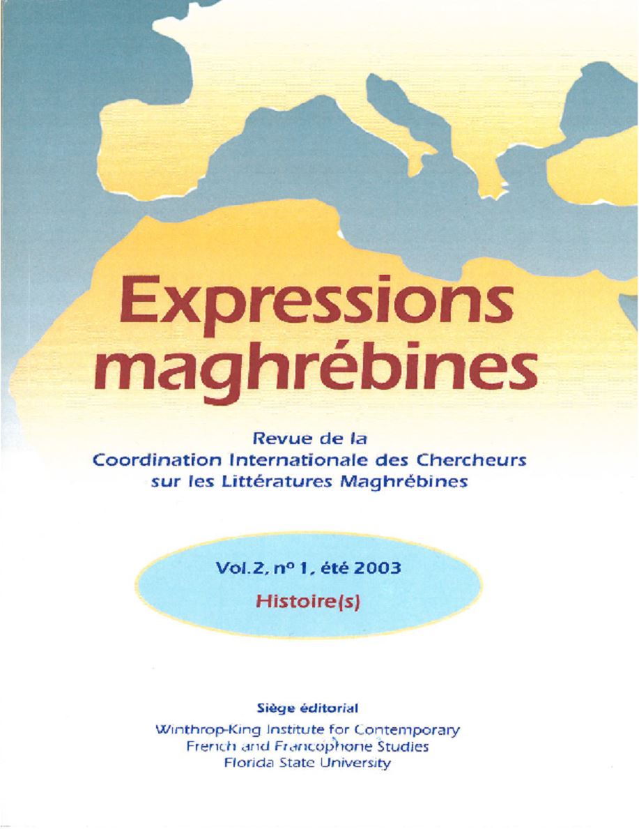 Histoire (s), Revue de la Coordination Internationale des Chercheurs sur les Littératures Maghrébines
