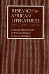Research in African Literatures, vol. 37, no. 1
