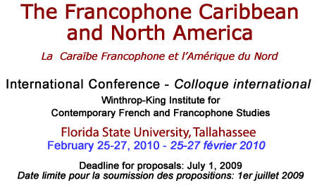 The Francophone Caribbean and North America La Caraïbe francophone et l’Amérique nord